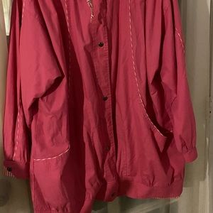 Windbreaker jacket, pink size 22W